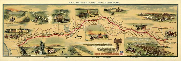 The Pony Express: A Surprisingly Short History - Eveready Express